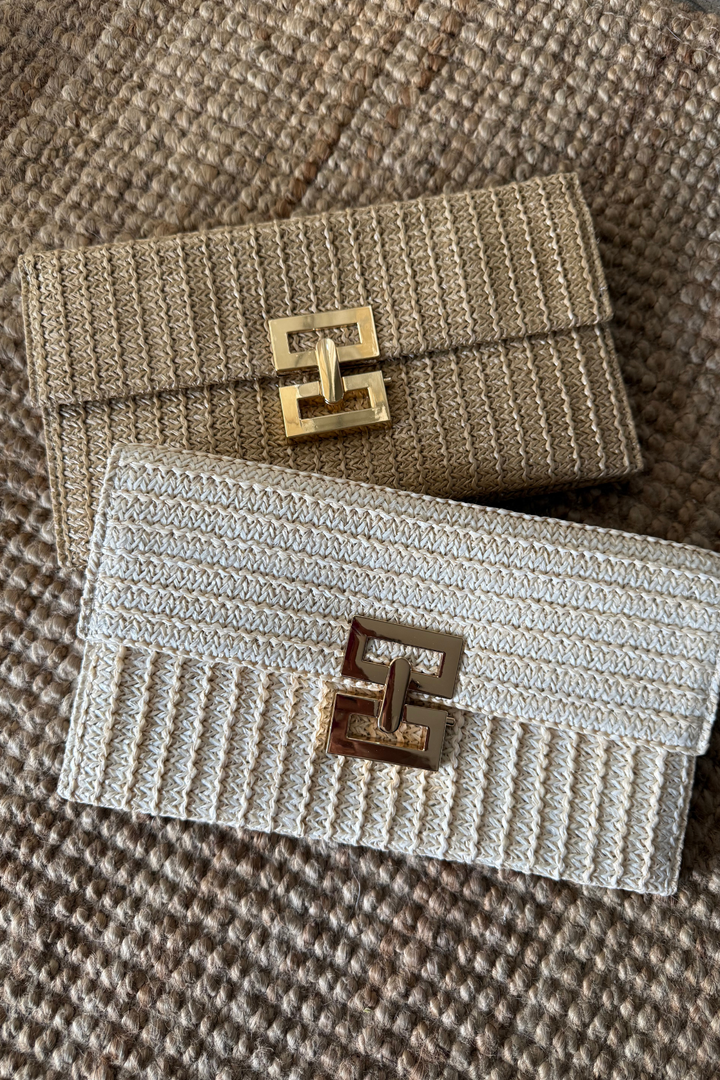 Maui Woven Clutch