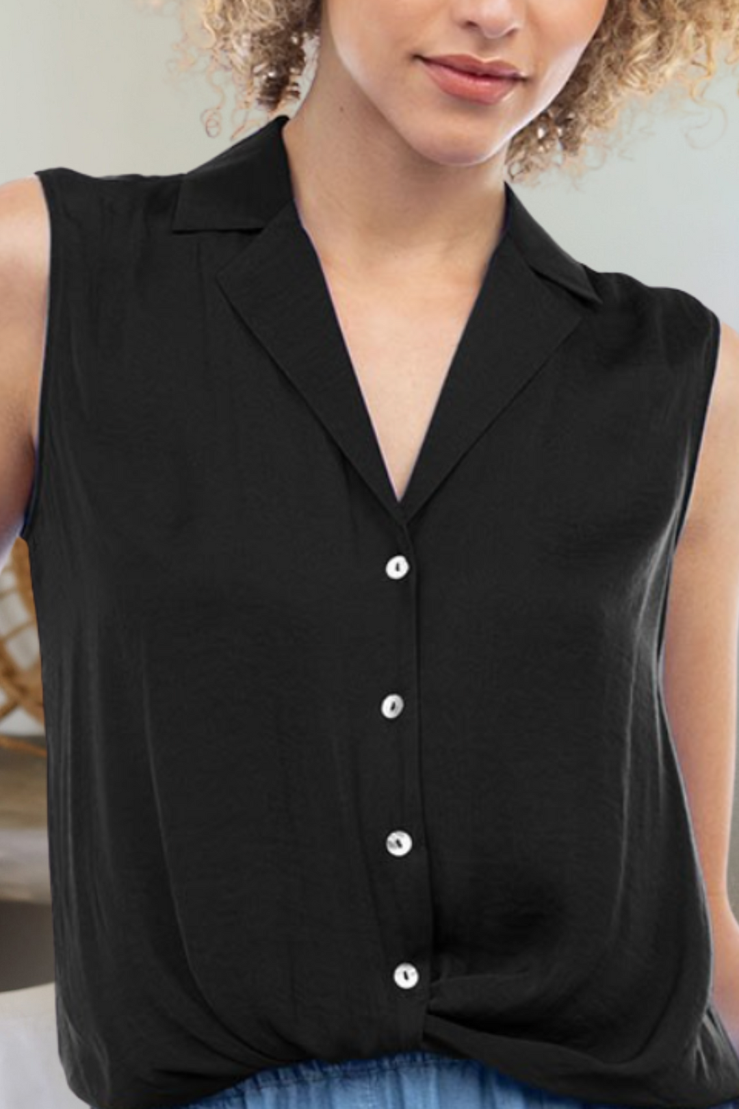 Monica Knot Blouse- 3 Colors