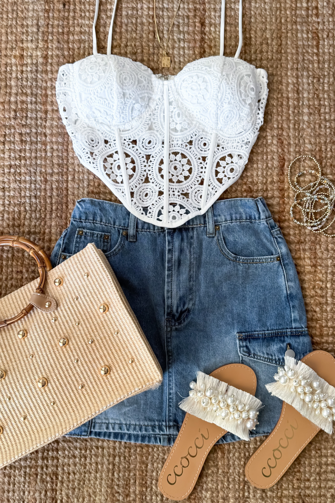 Mia Corset Crochet Top