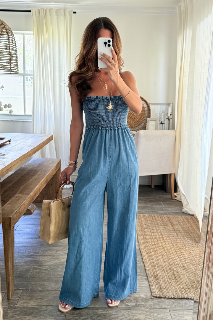 Shelly Denim Jumpsuit