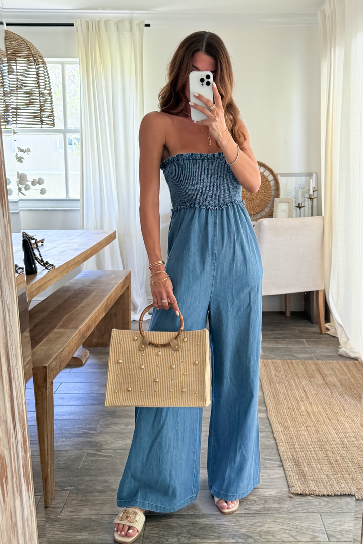 Shelly Denim Jumpsuit