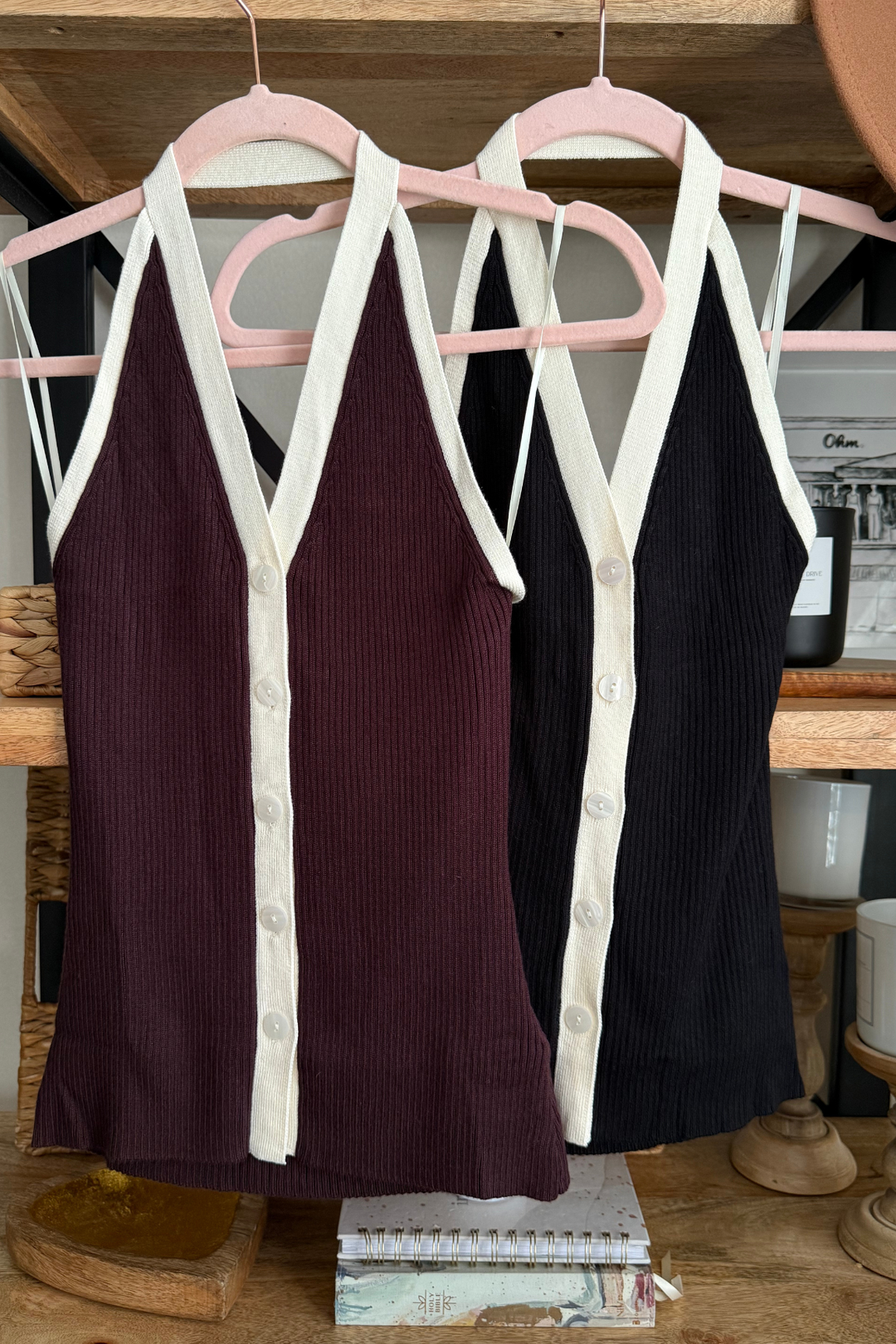 Coco Knit Halter Top - 2 Colors