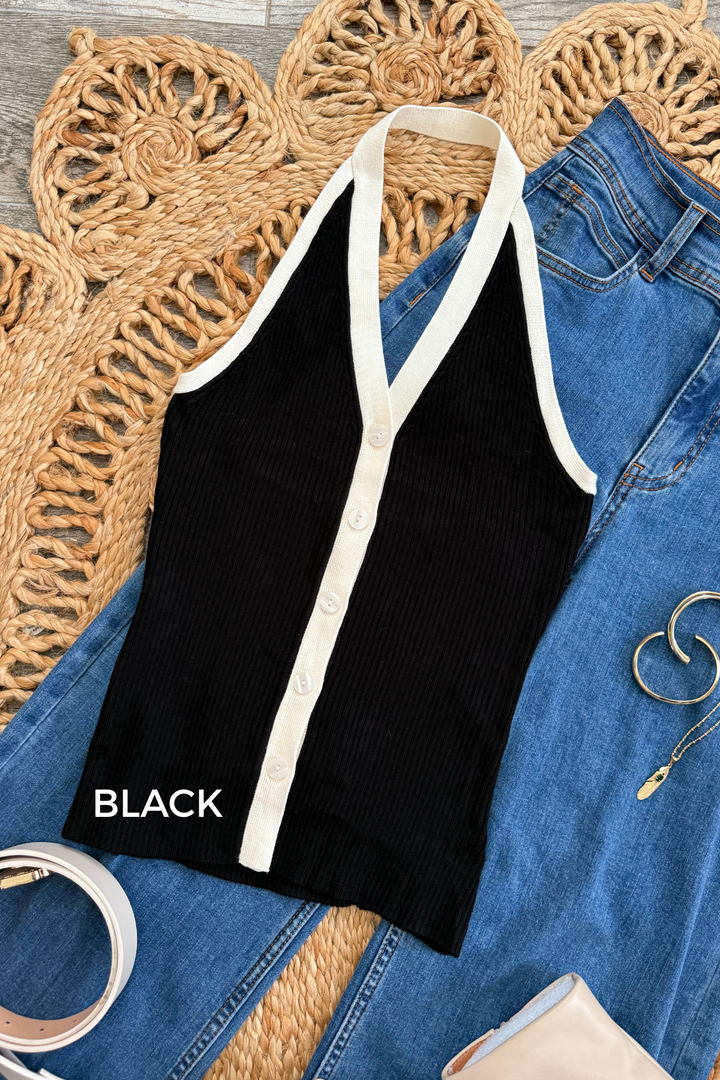 Coco Knit Halter Top - 2 Colors