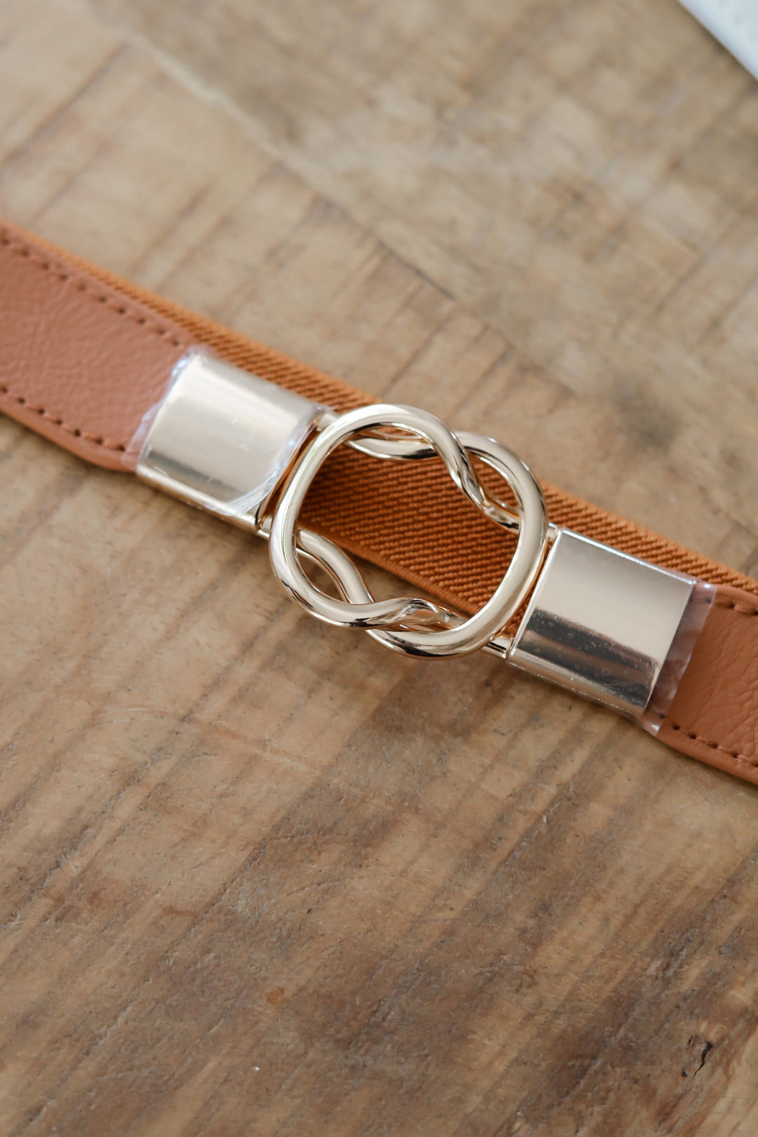 Double Buckle Elastic Waist Belt - 4 Colors