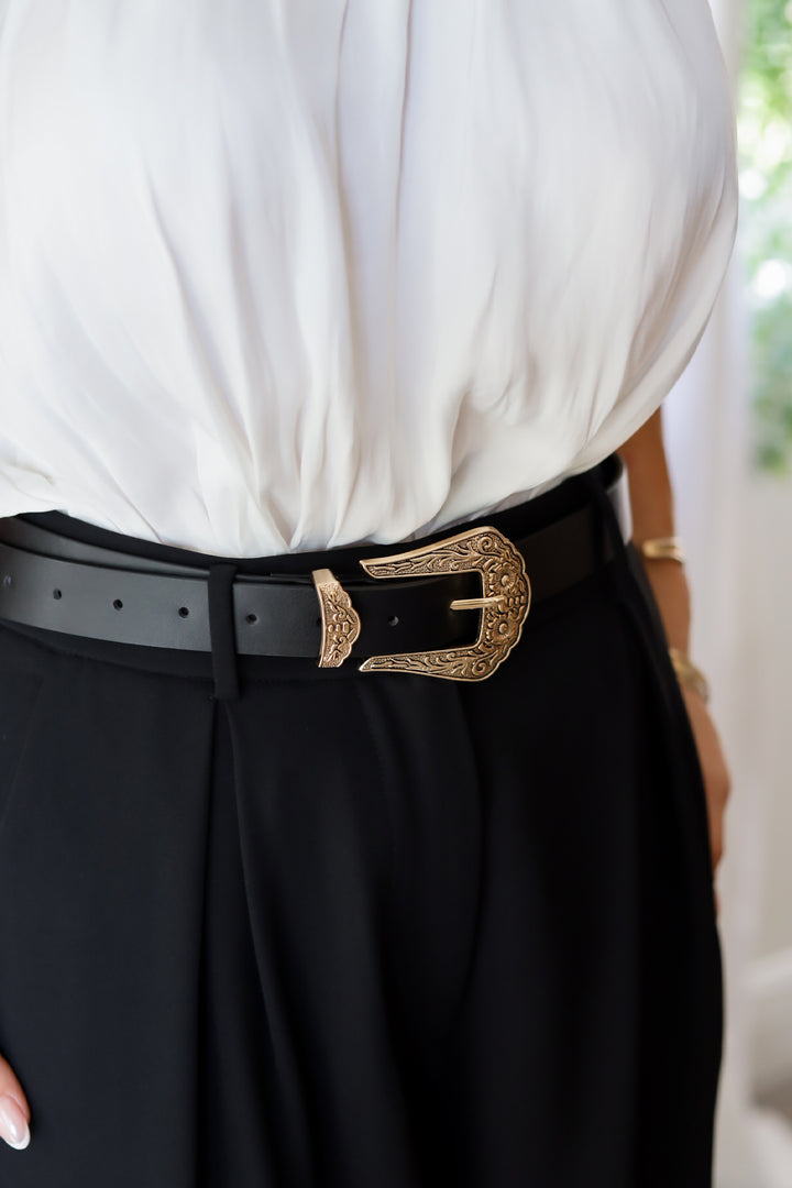 Dakota Western Buckle Belt- 4 Colors