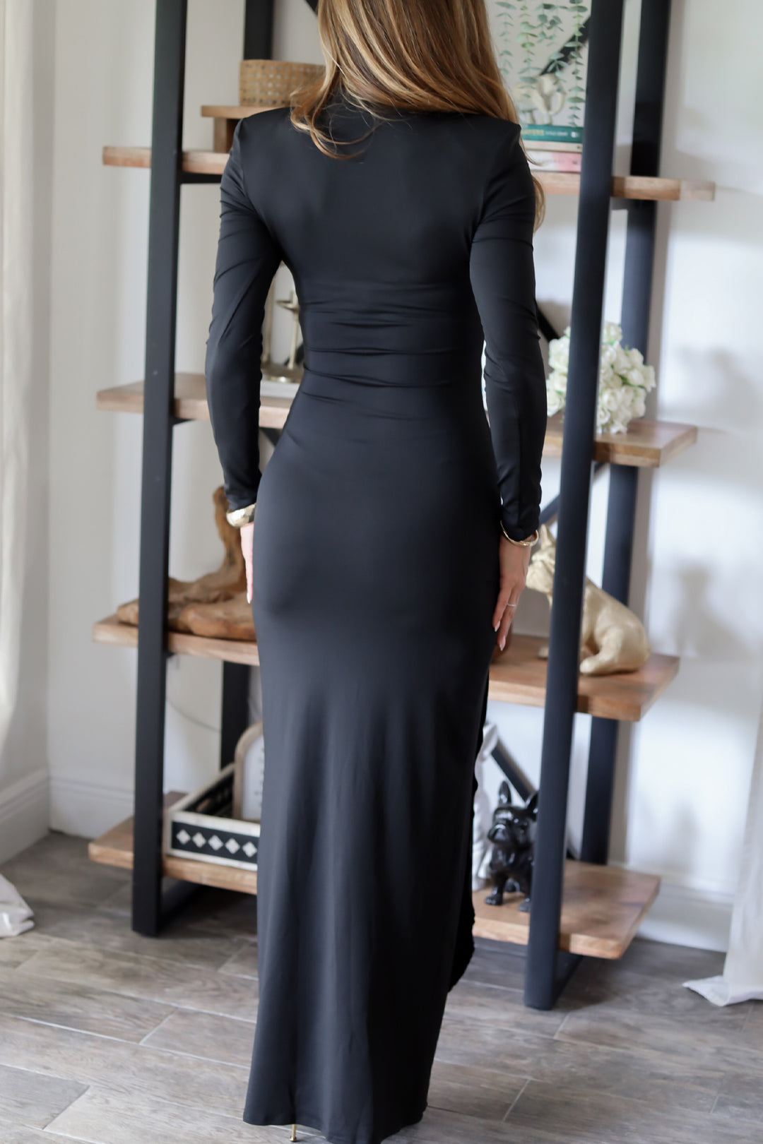 Isabella Mock Neck Gown - 2 Colors