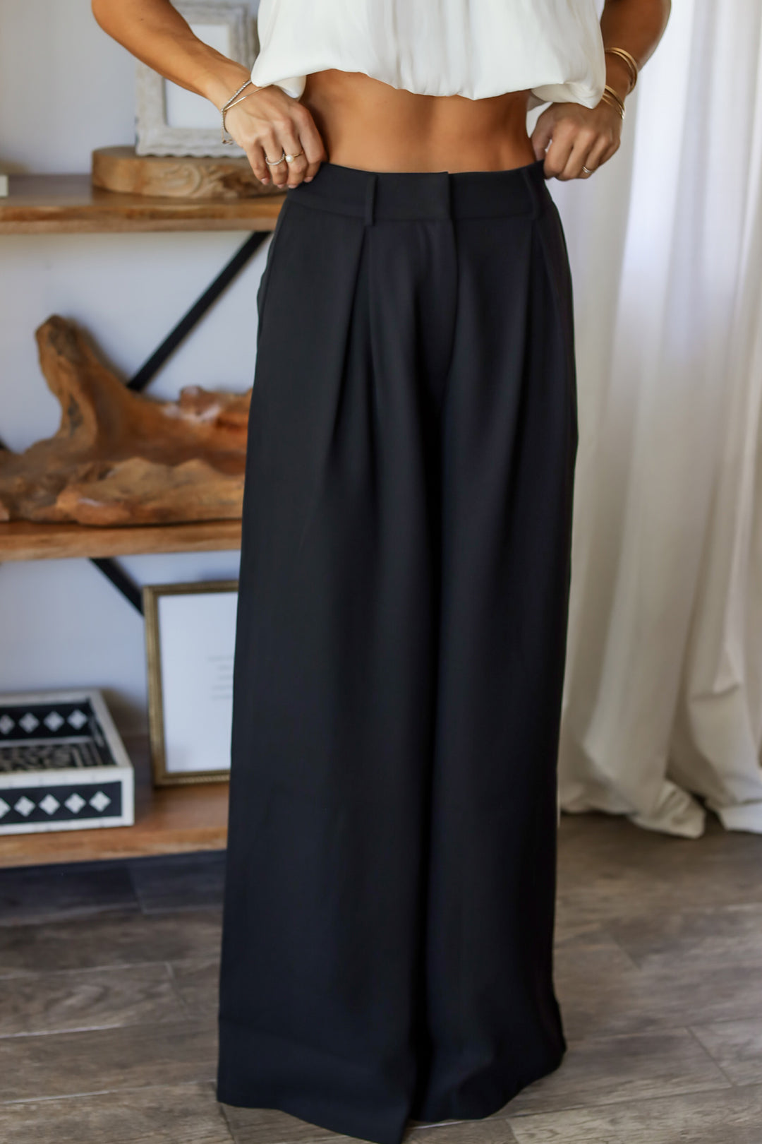 Audrey Pleated Trousers- 2 Colors