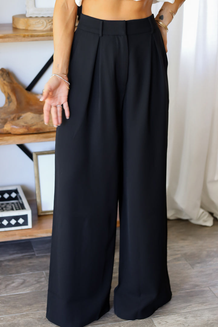 Audrey Pleated Trousers- 2 Colors