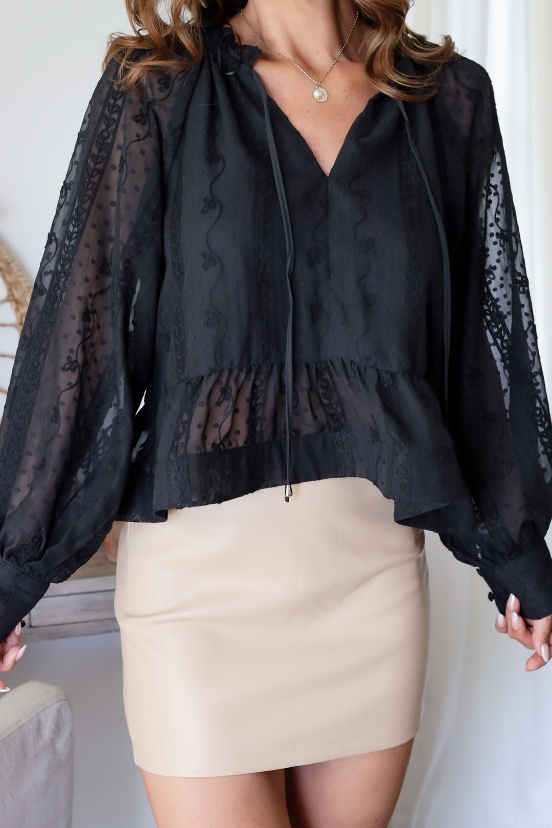 Cindy Lace Blouse