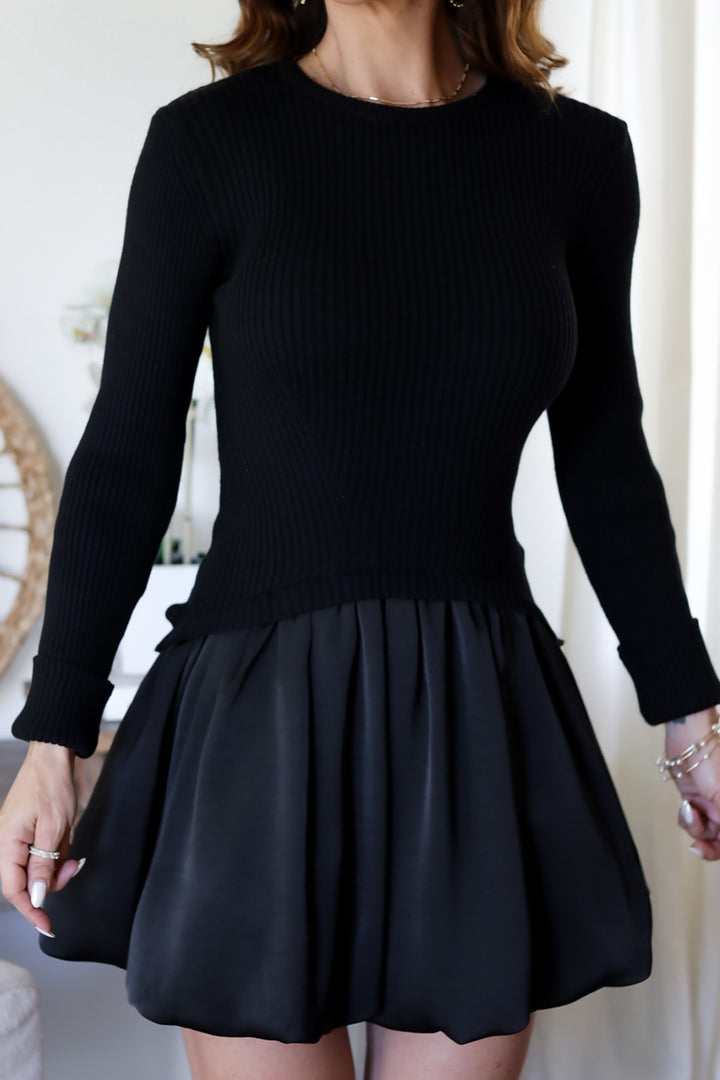 Minna Sweater Bubble Mini Dress