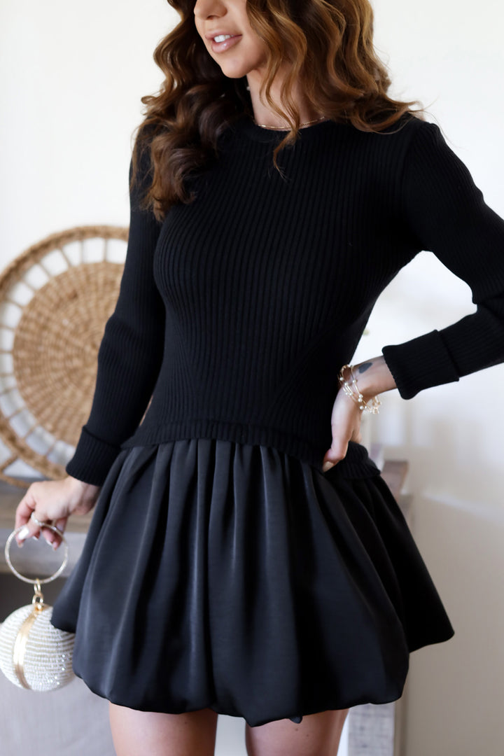 Minna Sweater Bubble Mini Dress