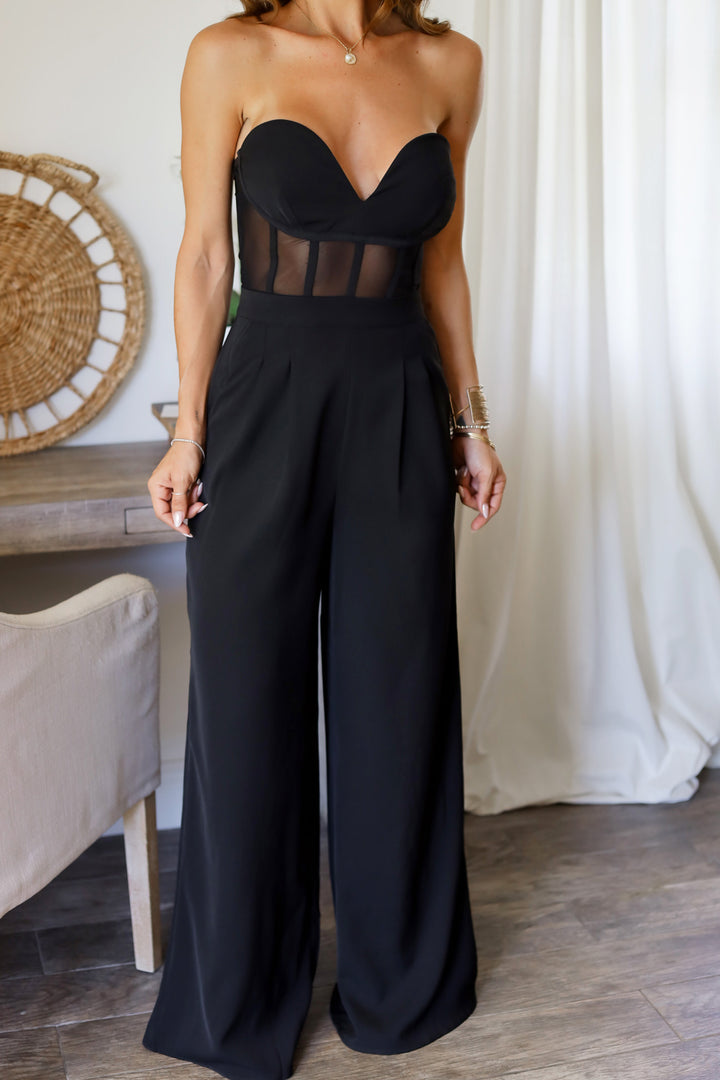 Lauren Mesh Jumpsuit