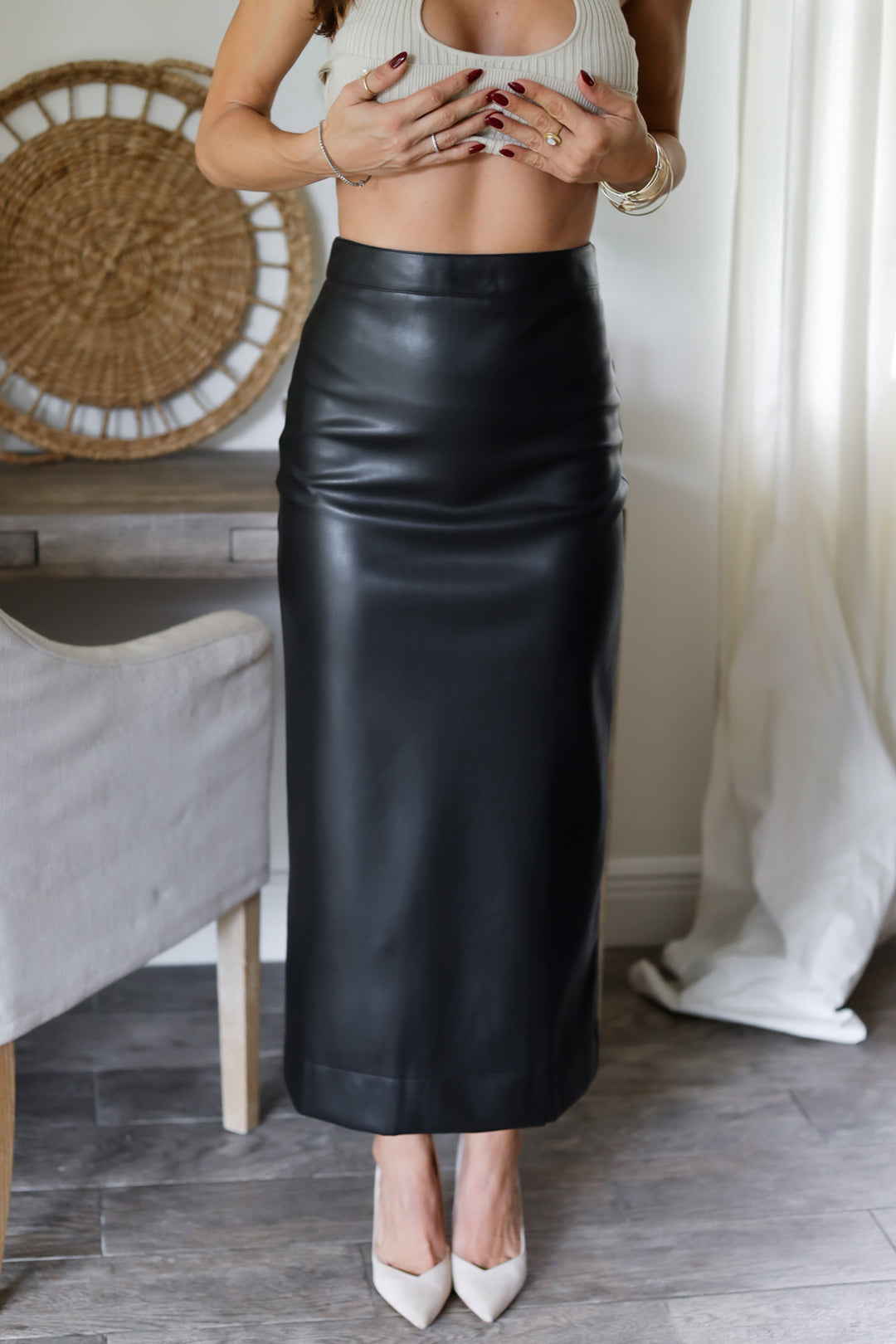 Harper Leather Midi - 2 Colors