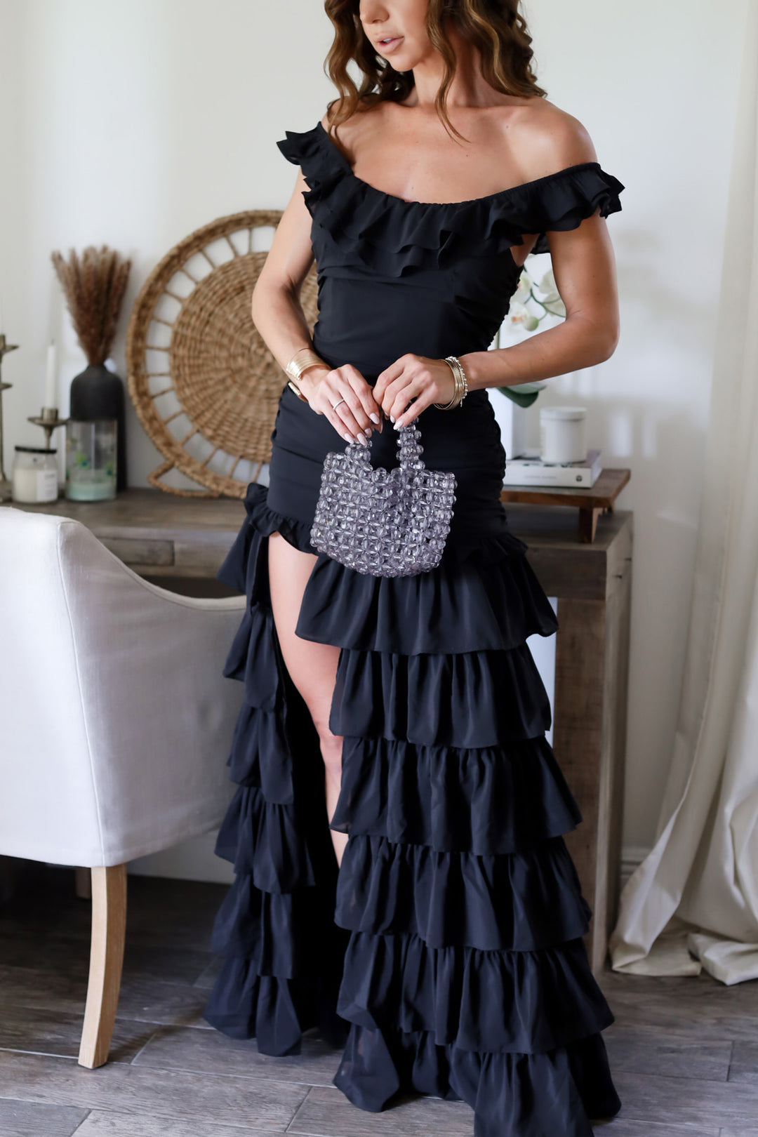 The Roslyn Ruffle Gown