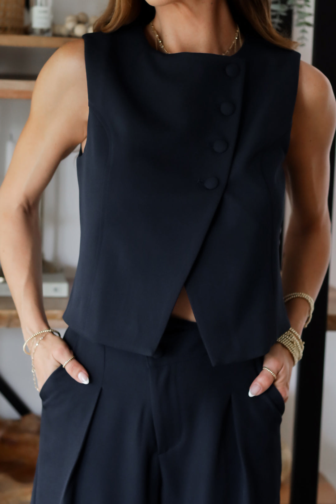 Andrea Asymmetrical Set - 2 Colors