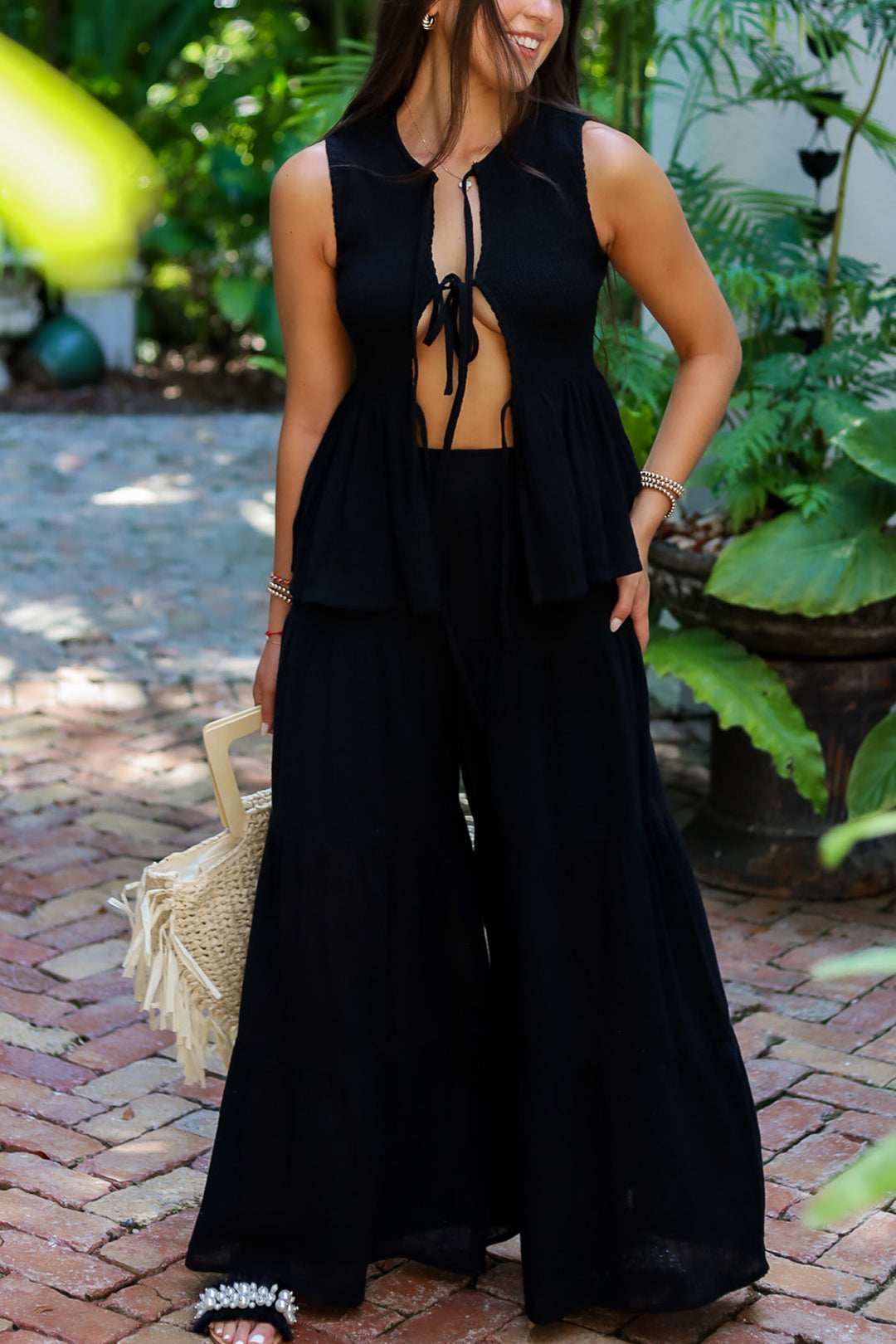 Helena Peplum Pant Set