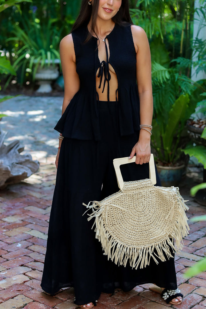 Helena Peplum Pant Set