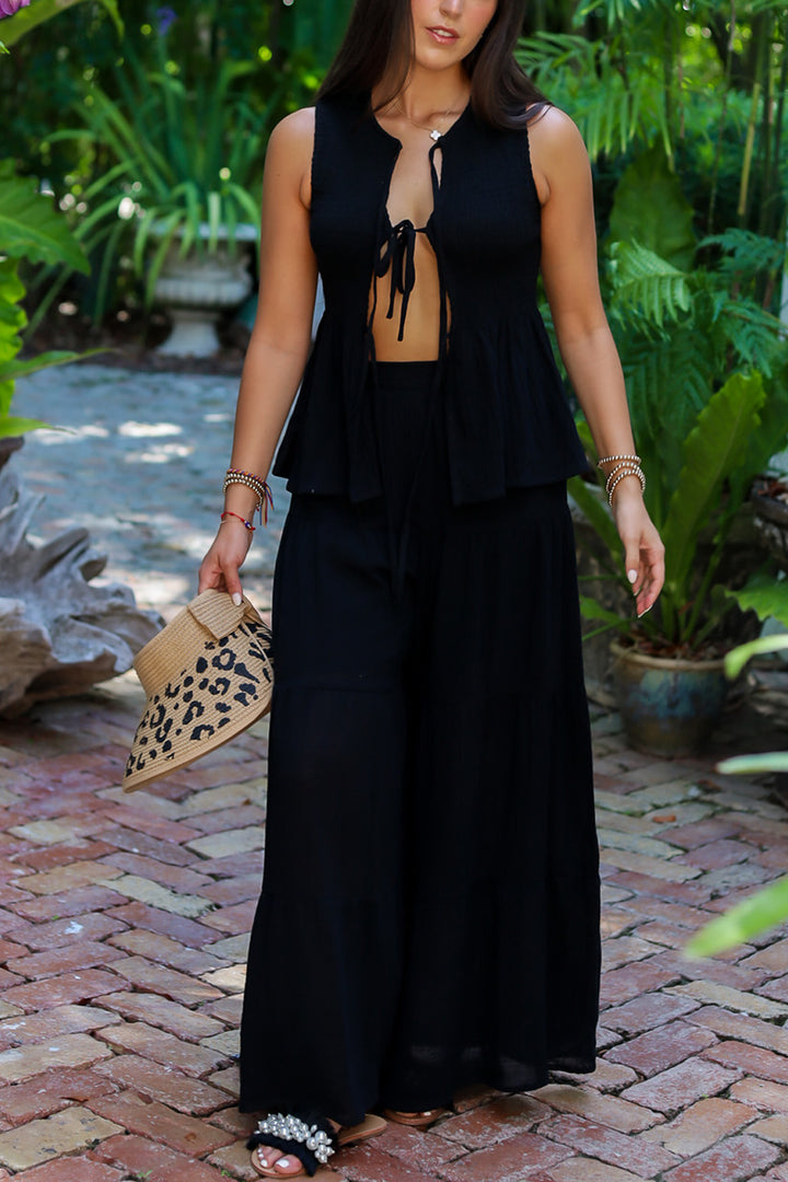 Helena Peplum Pant Set