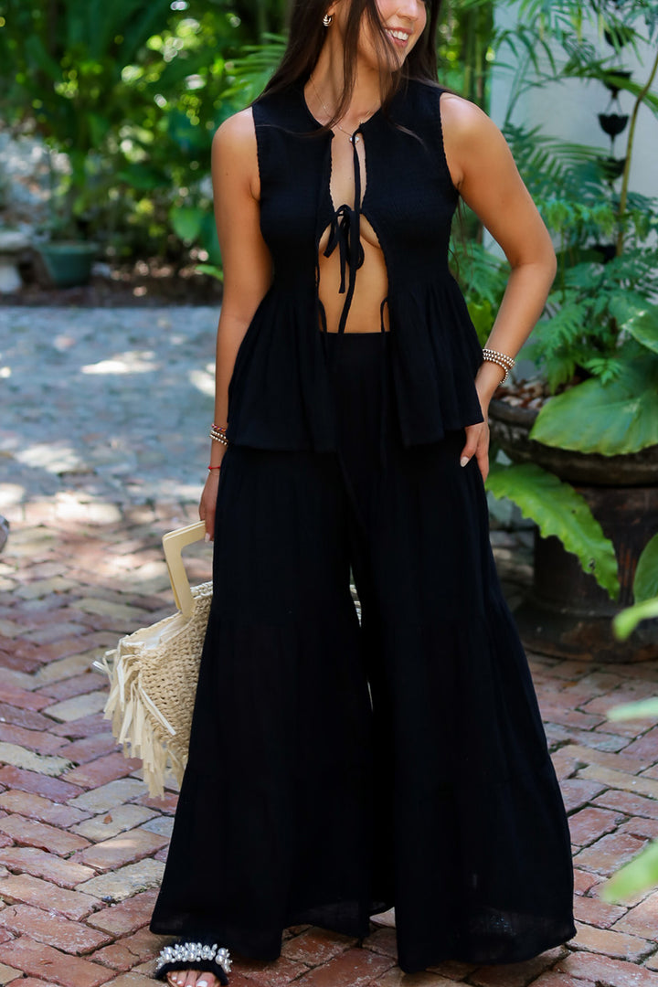 Helena Peplum Pant Set
