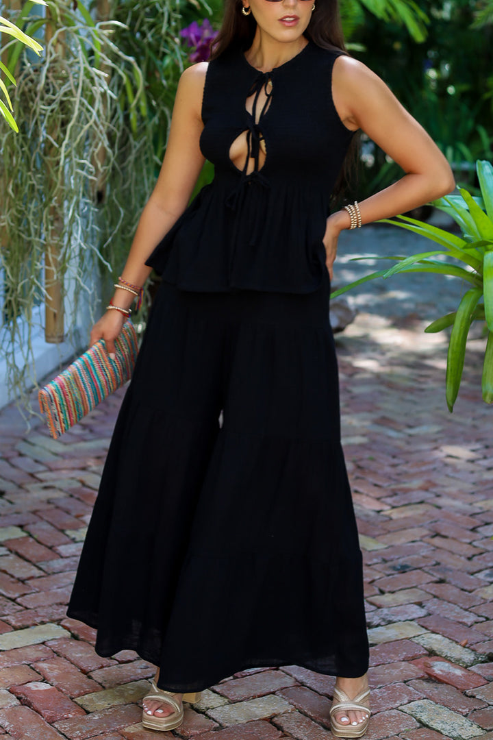 Helena Peplum Pant Set