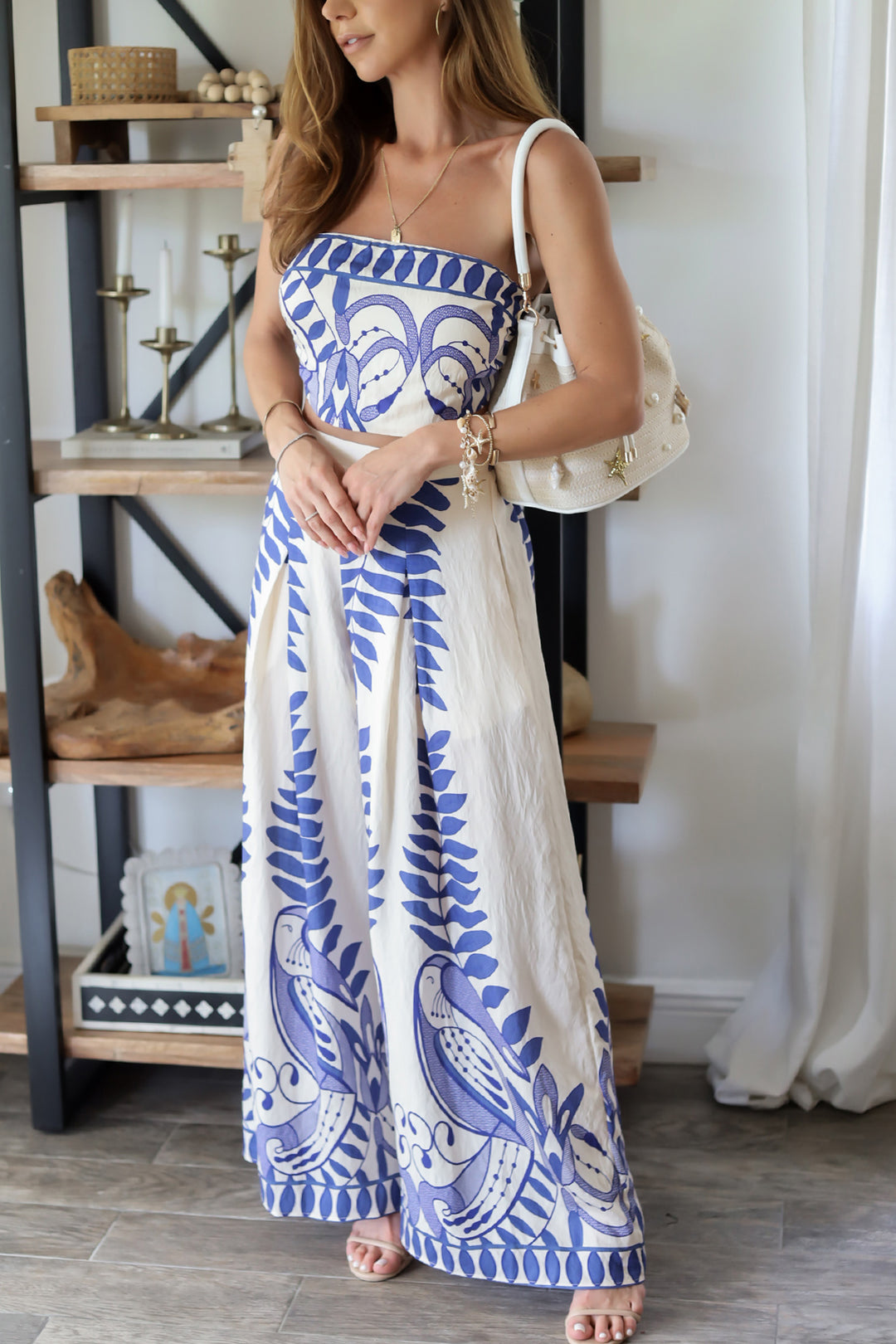 Olivia Set - Cobalt Print