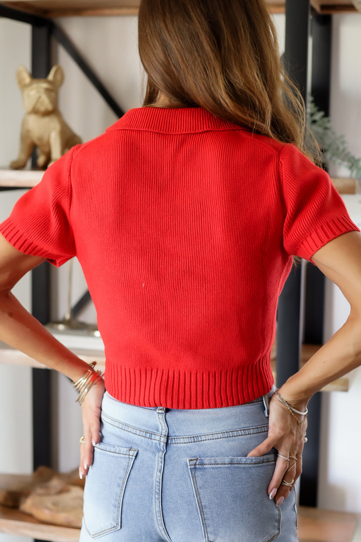 Harper Knit Bow Top- 2 Colors