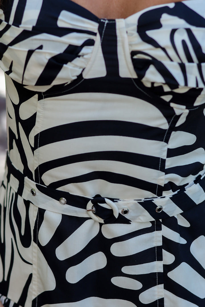 Amaya Belted Midi Dress