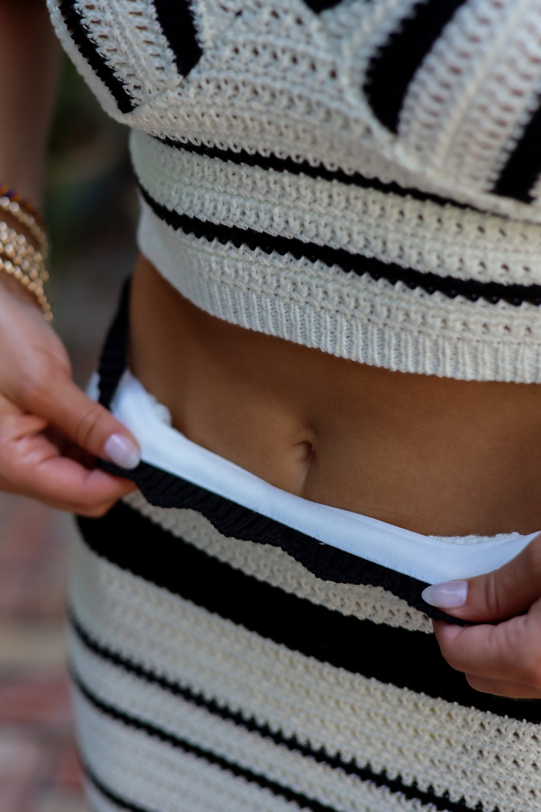 Kiki Crochet Skirt Set