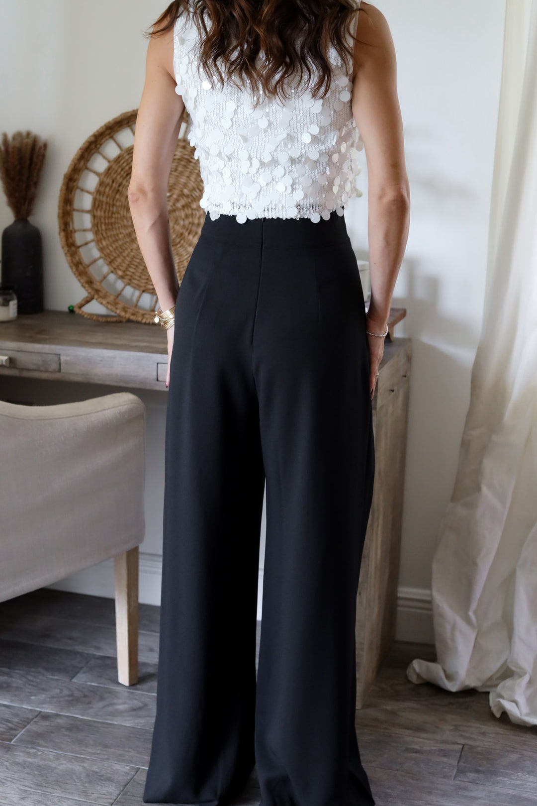 The Chloe  Palazzo Pants-Black