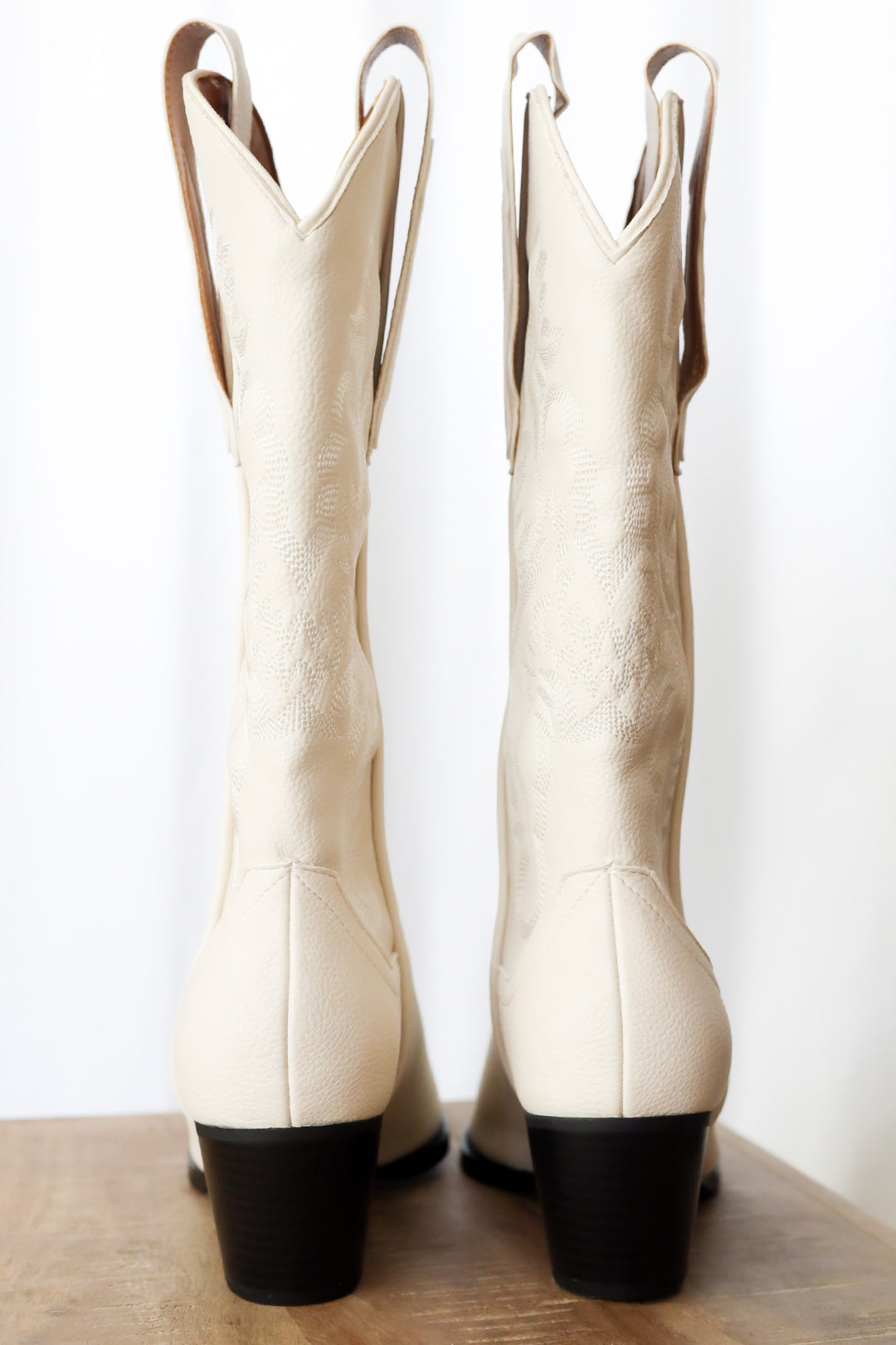 Amaya Western Boot- Off White