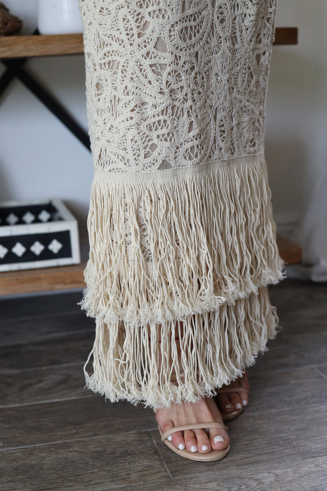 Capri Crochet Maxi Dress