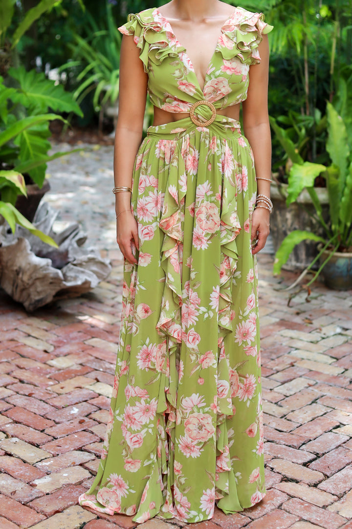 Roselle Garden Maxi