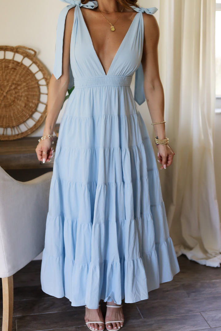 Catalina Maxi Dress- Blue