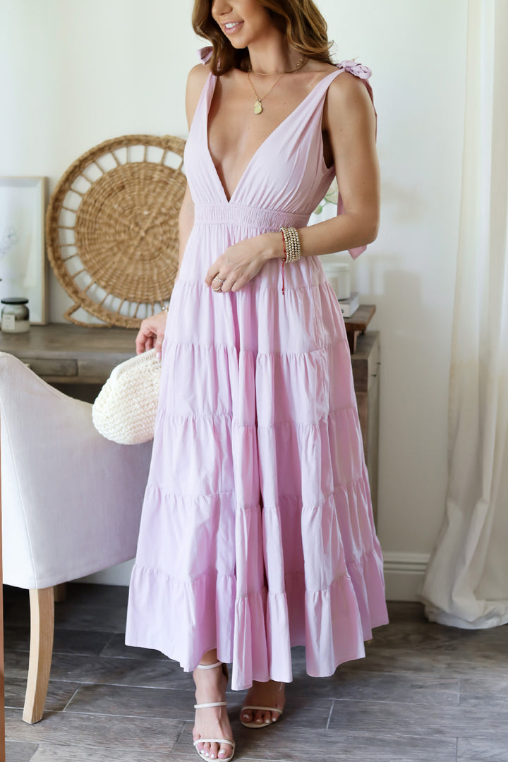 Catalina Maxi Dress- Powder Pink