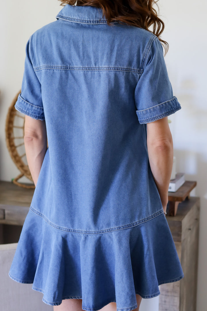 Lila Denim Mini Dress