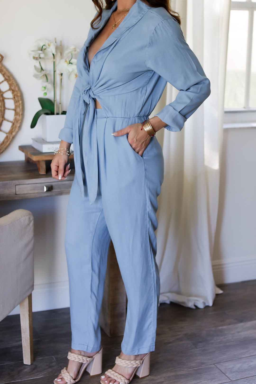 Jovi Chambray Jumpsuit