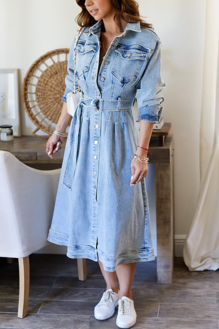 Beatriz Denim Midi Dress