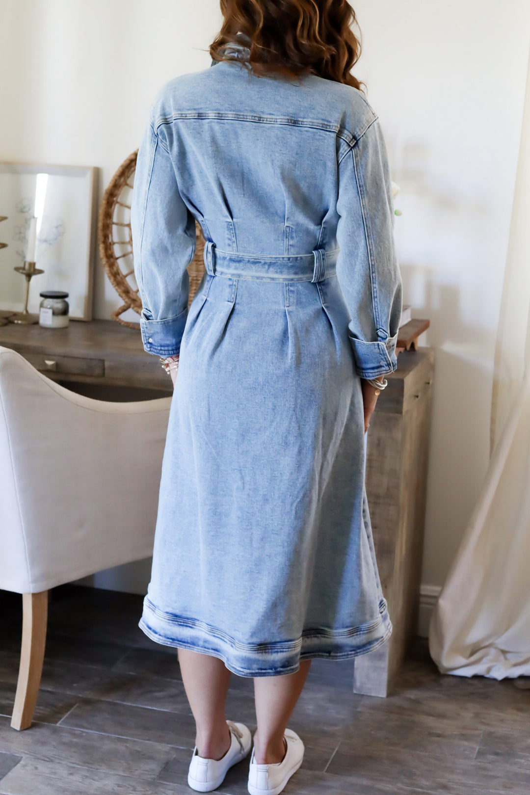 Beatriz Denim Midi Dress