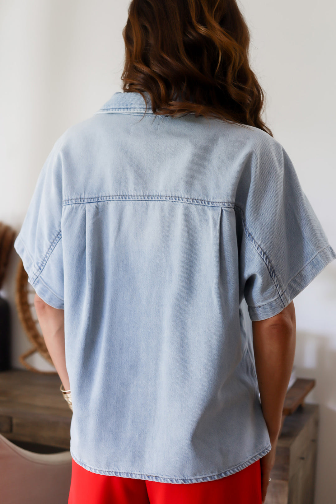 Ellie Denim Blouse