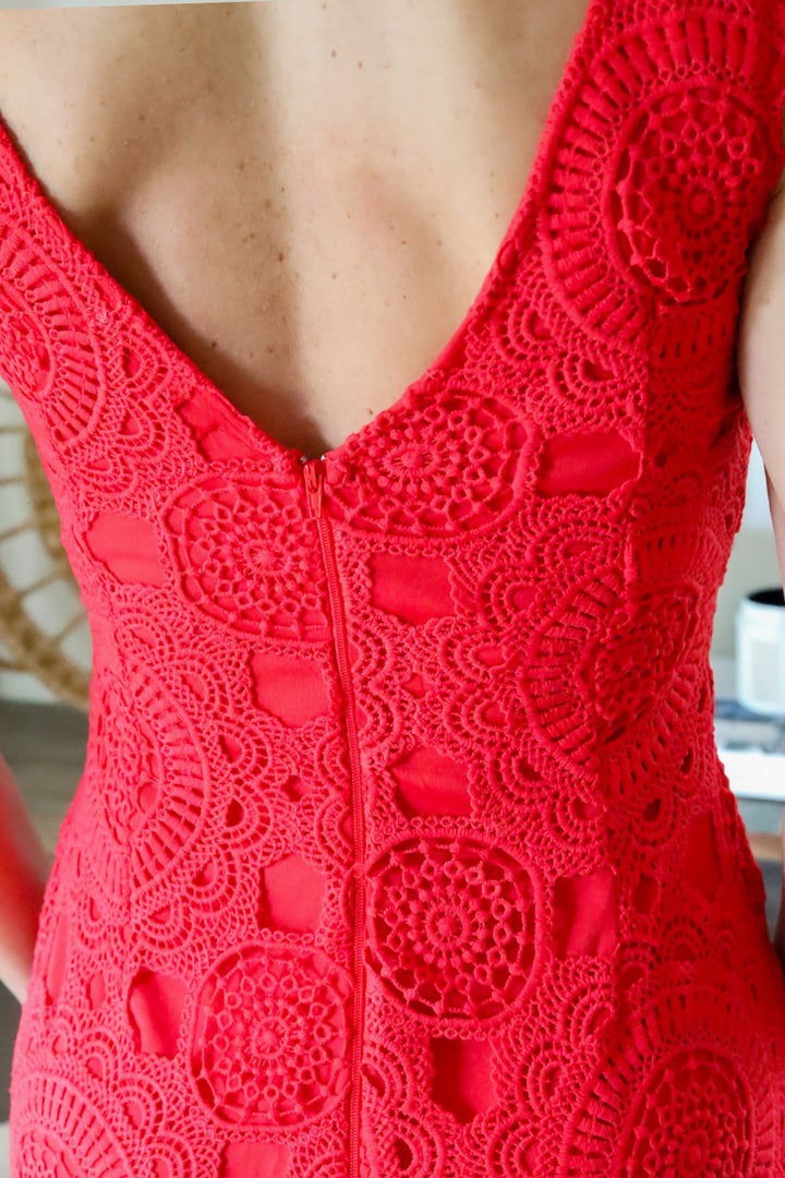 Amora Crochet Maxi Dress- 3 Colors