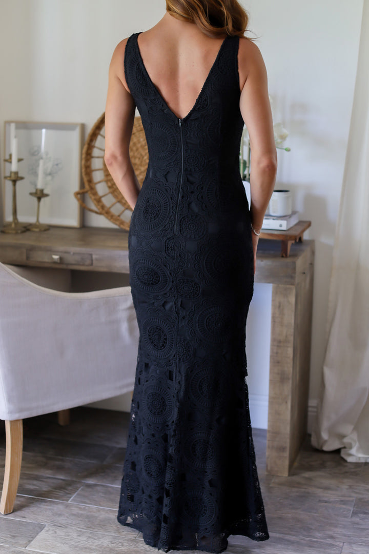 Amora Crochet Maxi Dress- 3 Colors
