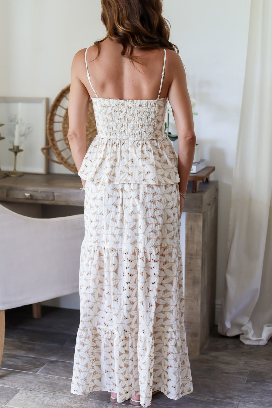 Paloma Eyelet Maxi Skirt