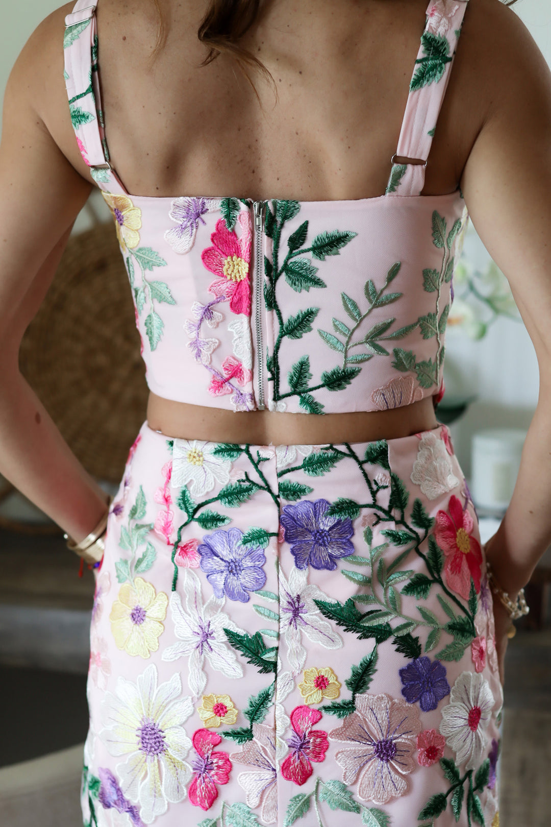 Mimosa Floral Corset Top