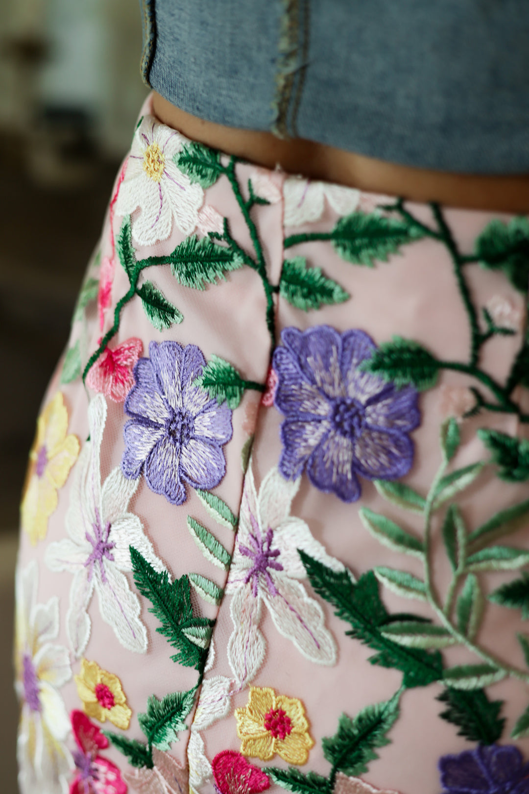 Camille Embroidered Skirt