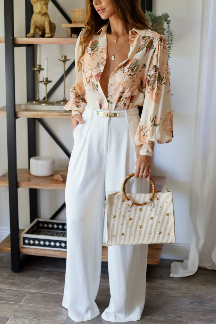 Audrey Pleated Trousers- 2 Colors