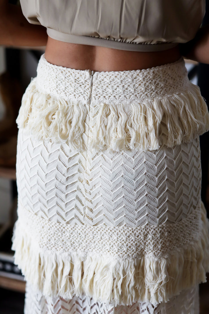 Solei Fringe Skirt