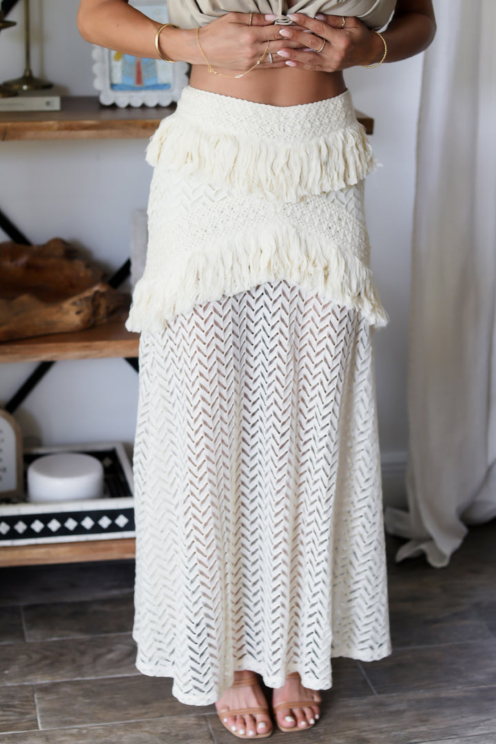 Solei Fringe Skirt