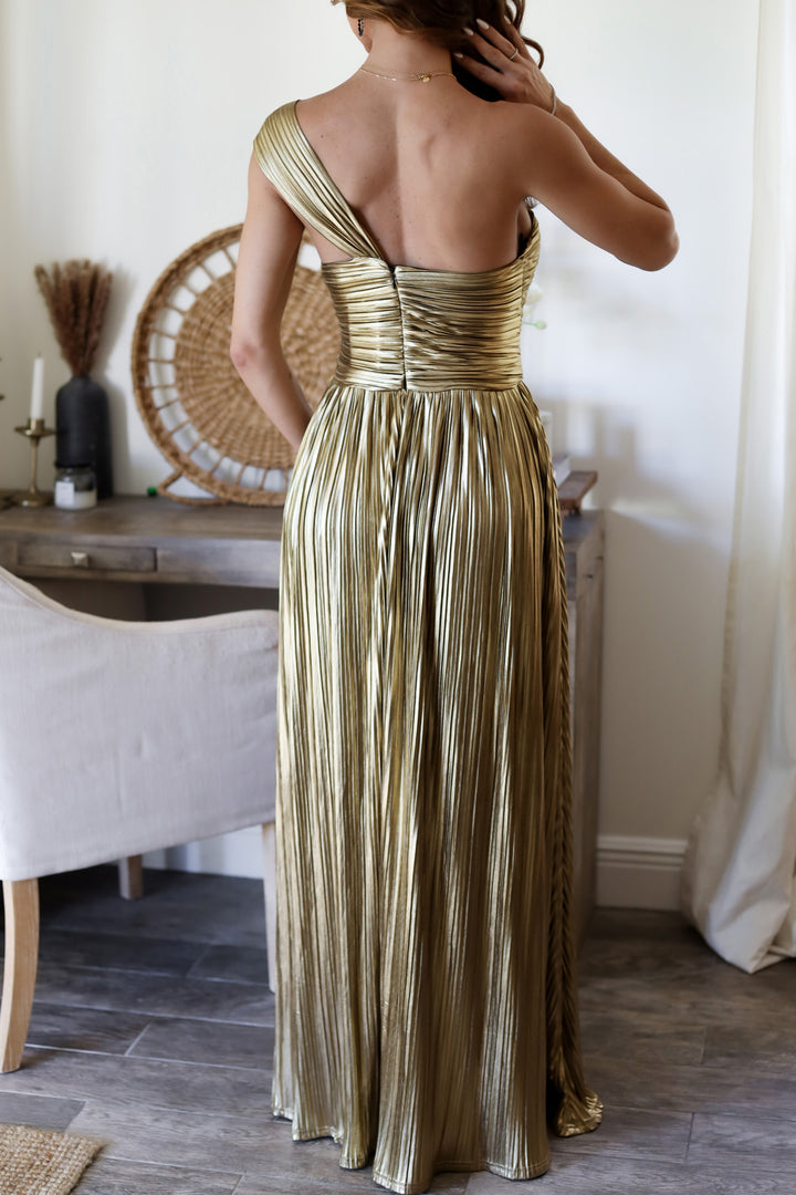 Vera Metallic Gown