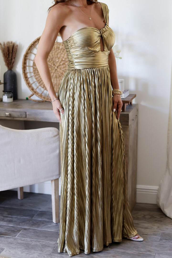 Vera Metallic Gown