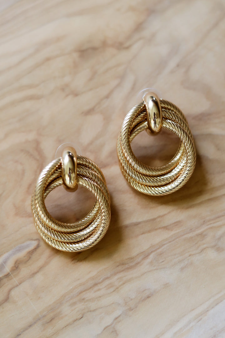 Layla Twisted Hoops